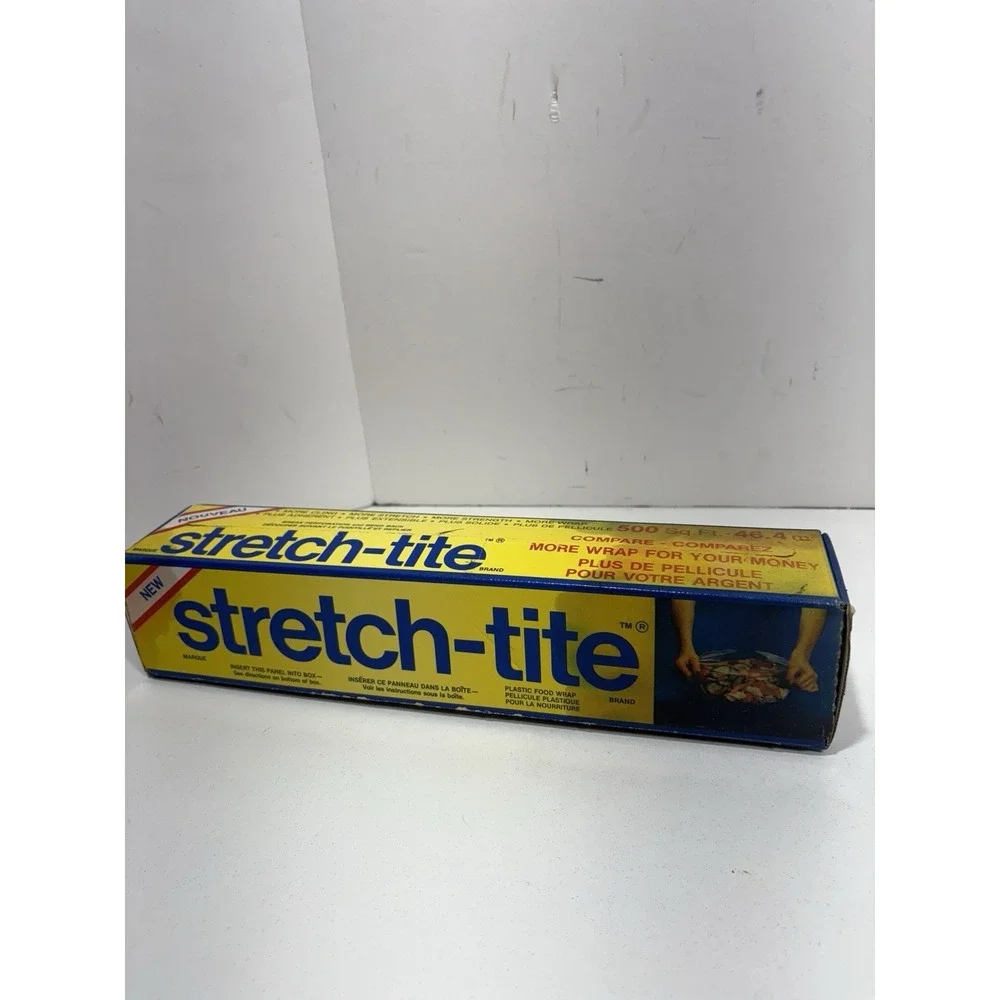 Stretch-tite Plastic Food‎ Wrap 26237 500 Sq Ft . 12 in. x 500 sq. ft New